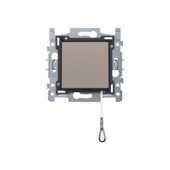 Niko trekwisselschakelaar brons