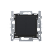 Niko serieschakelaar Intense Matt Black