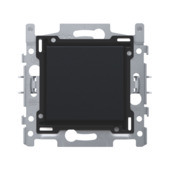 Niko drukknop Intense Matt Black