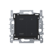 Interrupteur pour volets Niko Intense Matt Black