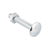 Boulon TRCC avec écrou GAMMA M05x20 zingué 8 pièces