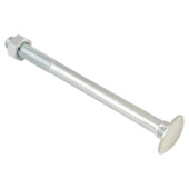 Vis TRCC avec écrou GAMMA M12x160 zingué 2 pièces