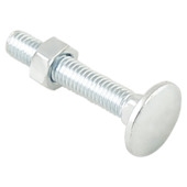 GAMMA slotbout met moer M5x30 mm verzinkt 8 stuks