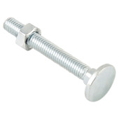 Boulon TRCC avec écrou GAMMA M05x40 zingué 8 pièces