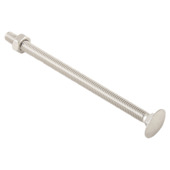 GAMMA slotbout met moer M6x100 mm inox 8 stuks