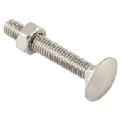 Vis TRCC avec écrou GAMMA M06x40 inox 8 pièces