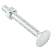 GAMMA slotbout met moer M6x50 mm verzinkt 8 stuks