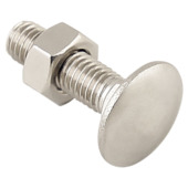 GAMMA slotbout met moer M8x30 mm inox 6 stuks