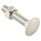Vis TRCC avec écrou GAMMA M08x40 inox 6 pièces
