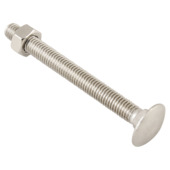 GAMMA slotbout met moer M8x80 mm inox 6 stuks