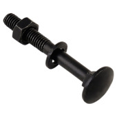 Boulon TRCC Blackline noir M6x50 +écrou et rondelle 5 pièces