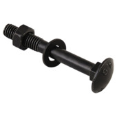 Boulon TRCC Blackline noir M8x60 +écrou et rondelle 5 pièces