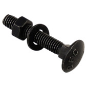 Boulon TRCC Blackline noir M5x30 +écrou et rondelle 5 pièces