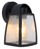 Lutec buitenwandlamp Kelsey max. 40W zwart hoogte 20 cm
