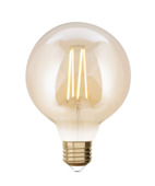 Lutec Connect slimme ledlamp filament amber Ø9,5cm E27 7,5W