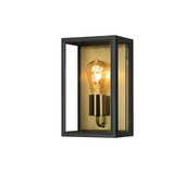 Konstsmide buitenlamp Carpi 7347 messing/zwart 18x30 cm