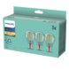 Philips LED Aqua Blue 3pack E27 60W non-dim