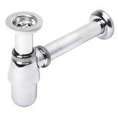 Siphon de lavabo avec crépine Sanivesk 5/4" x 32 mm chromé