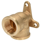 Sanivesk muurplaat draad 1/2"F x 1/2"F messing