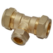 Sanivesk knelkoppeling T-stuk 22x15x22 mm