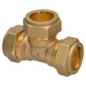 Sanivesk knelkoppeling T-stuk 22x22x22 mm