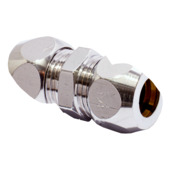 Sanivesk knelkoppeling recht 10x10 mm chroom