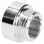 Sanivesk kraanverlengstuk 1/2"F x 1/2"M 10 mm chroom