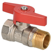 Sanivesk kogelkraan vlindergreep 1/2"M x 1/2"F chroom