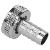 Sanivesk slangkoppeling met wartelmoer 3/4"F chroom