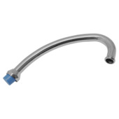 Sanivesk kraanuitloop voor wastafelkraan 3/4" 15 cm chroom