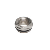 Sanivesk recht verloop draad 1/2"M x 3/8"F chroom