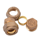 Sanivesk knelkoppeling eindstop 15 mm