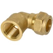 Sanivesk knelkoppeling knie overgang 15 mm x 1/2"F