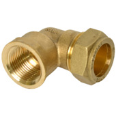 Sanivesk knelkoppeling knie overgang 22 mm x 3/4"F