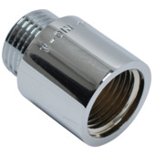 Sanivesk kraanverlengstuk 1/2"F x 1/2"M 25 mm chroom