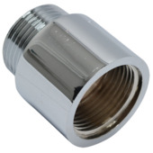 Sanivesk kraanverlengstuk 3/4"F x 3/4"M 25 mm chroom