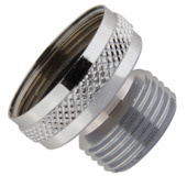 Sanivesk overgang recht draad M22Fx1/2"M chroom