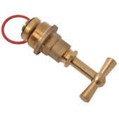 Mécanisme de robinet d'arrêt Sanivesk 15 mm laiton