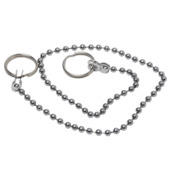 Chaînette d'évier avec rondelles Sanivesk 30 cm chromé