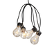 Feestverlichting lichtsnoer 10 LED lampen extra warm wit