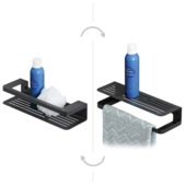 Panier de douche/porte-serviettes Tiger Caddy noir