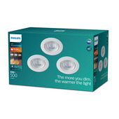 Philips Impala inbouwspots set 3x6W wit
