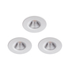 Spots salle de bain LED à encastrer Philips Dive 3x 5,5W blanc réflecteur