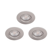 Philips badkamer LED inbouwset Dive 3x5W nikkel