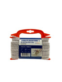 Elastiek latex/polyester 6 mm 15 m wit