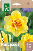 Bloembol narcissus Tahiti 12/14 5 stuks