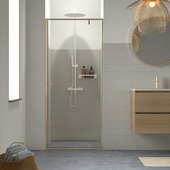 Sealskin draaideur voor nis Contour goud 90 x 200 cm