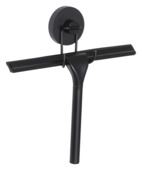 Wenko Vacuum-Loc douchewisser mat zwart staal