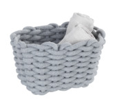 Petit panier de rangement Wenko Tia gris