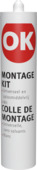OK montagekit wit 290 ml